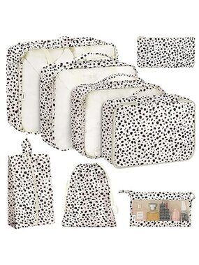 Travel packing cubes set luggage organizer bags suitcase storage waterproof